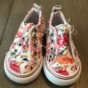 Blowfish floral toddler shoes
